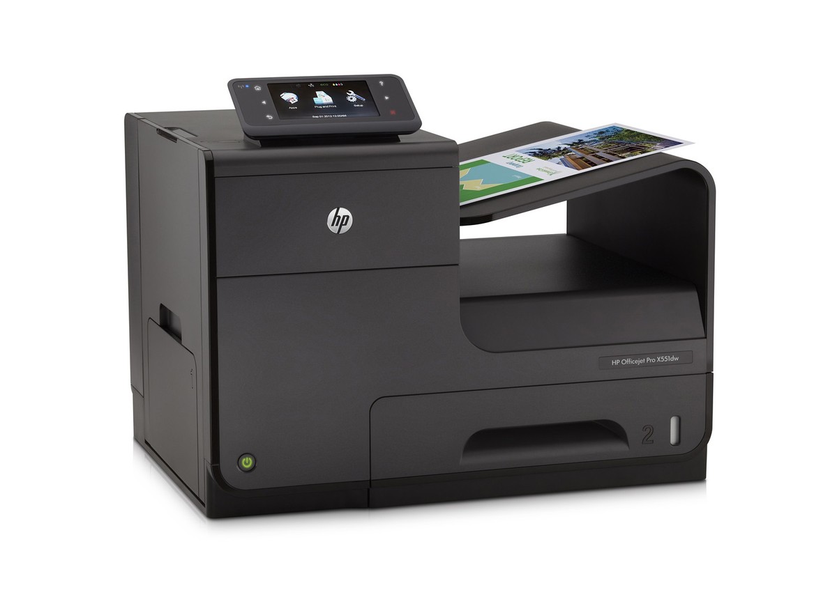  1. HP Officejet Pro X551dw (600 USD) HP Officejet Pro X551dw đứng đầu trong bảng xếp hạng của Find the best bởi các tính năng vượt trội như in tốc độ nhanh, 42 trang/ phút và tương thích với nhiều loại giấy, phong bì khác nhau. Giá của máy là 600 USD (khoảng 12,7 triệu).